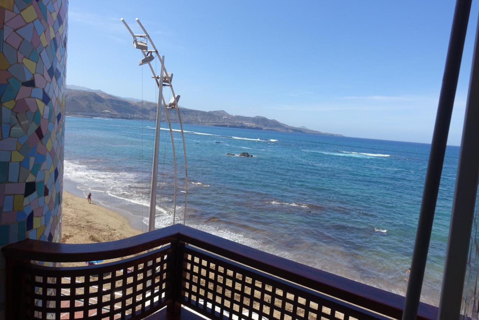 Estudio Luminoso, Primera Linea De Playa De Las Canteras Las Palmas de Gran Canaria Esterno foto